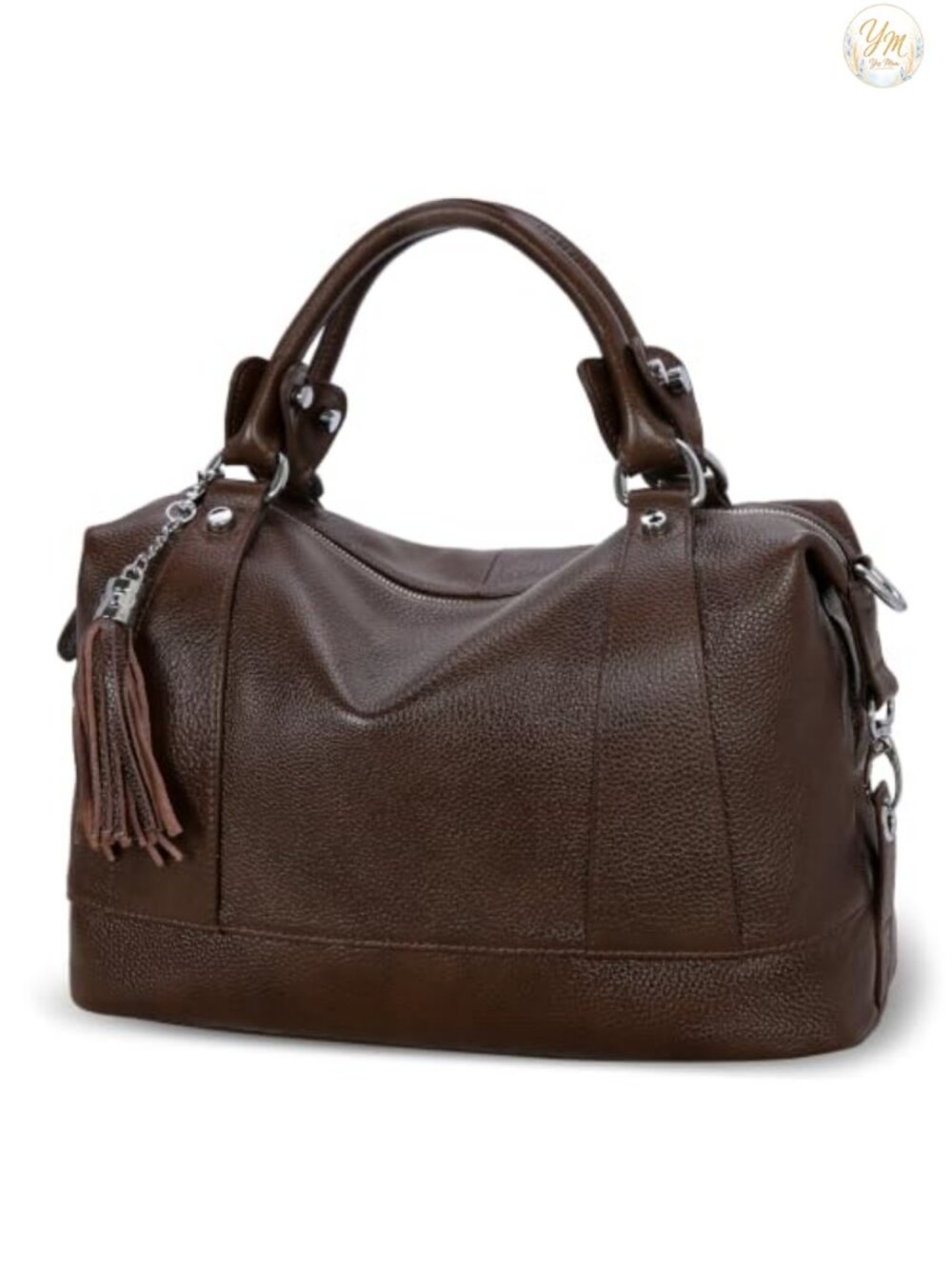 Genuine Leather Satchel Purse Women's Crossbody Tote Handbag Shoulder Bag